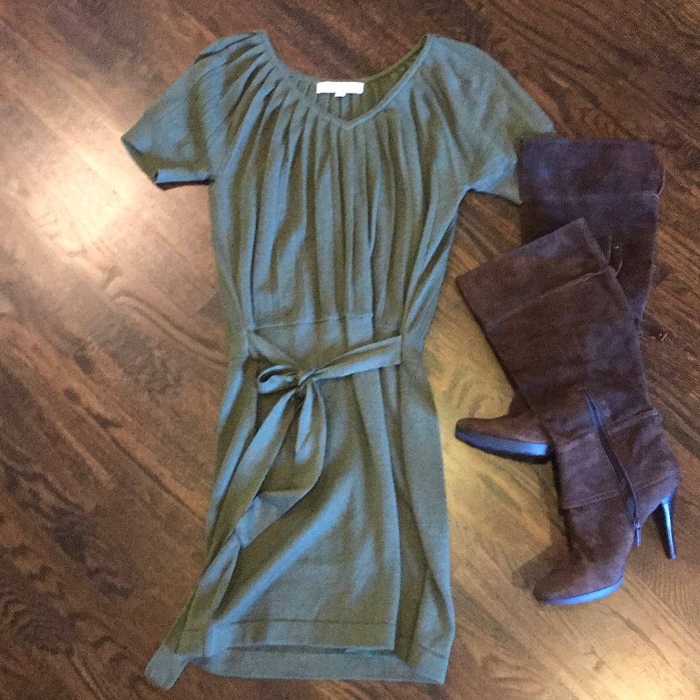 Holiday sweater dress